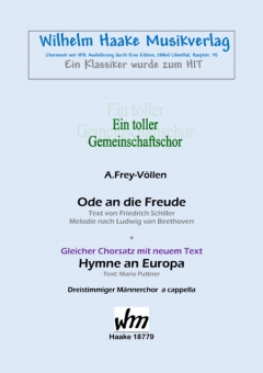 Hymne an Europa (Männerchor)