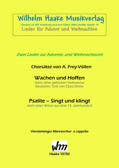 Wachen und Hoffen (Männerchor)