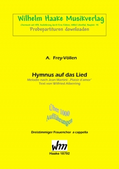 Hymnus auf das Lied (Frauenchor 3st) 111