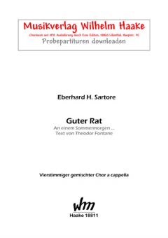 Guter Rat (gemischter Chor) 