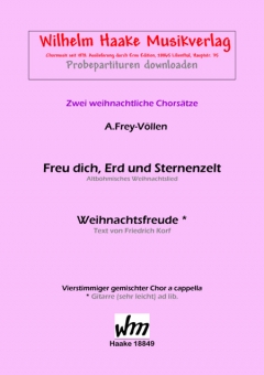 Freu dich, Erd und Sternenzelt (gemischter Chor) 