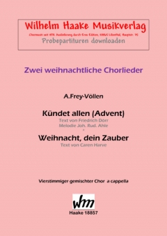 Weihnacht, dein Zauber (gem. Chor) 