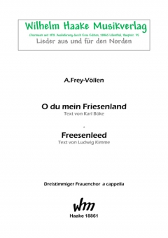 O du mein Friesenland (Frauenchor 3st) 111