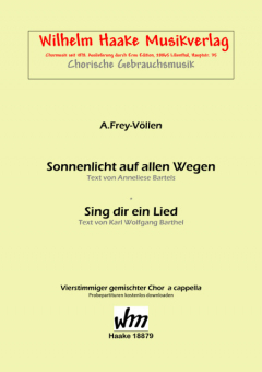 Sing dir ein Lied (gemischter Chor) 