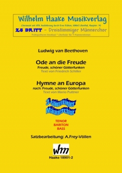 Hymne an Europa (Männerchor 3st) 