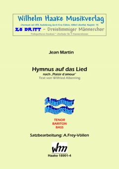 Hymnus auf das Lied (Männerchor 3st) 