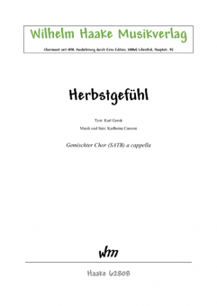 Herbstgefühl (gemischter Chor) 