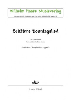 Schäfers Sonntagslied (gemischter Chor) 