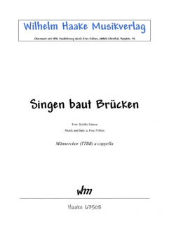 Singen baut Brücken (Männerchor)