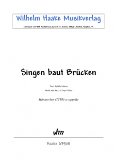 Singen baut Brücken (Männerchor) 