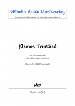 Kleines Trinklied (Männerchor) 