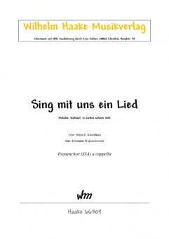 Sing mit uns ein Lied (Frauenchor)