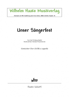 Unser Sängerfest (gemischter Chor)