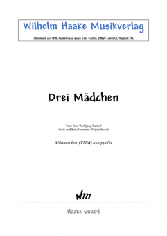 Drei Mädchen (Männerchor) 