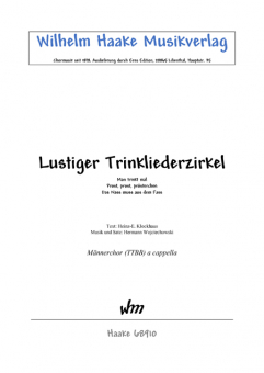 Lustiger Trinkliederzirkel (Männerchor)