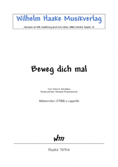 Beweg dich mal (Männerchor) 