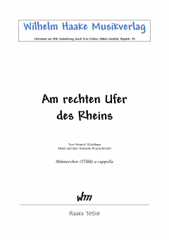 Am rechten Ufer des Rheins (MChor) 