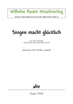 Singen macht glücklich (gemischter Chor)