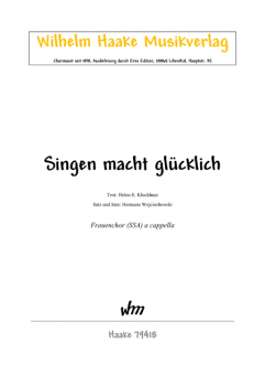 Singen macht glücklich (Frauenchor) 