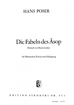 Die Fabeln des Äsop (Männerchor)