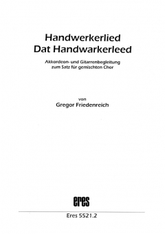 Handwerkerlied (gem. Chor-Instr. Begl.)