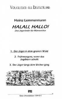 Der Jäger in dem grünen Wald (1) (Männerchor)