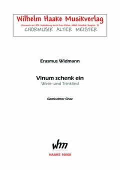 Vinum schenk ein (gemischter Chor) 