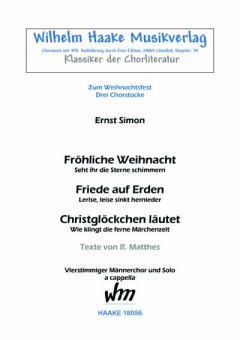 Zum Weihnachtsfest (Männerchor)