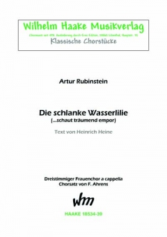 Die schlanke Wasserlilie (Frauenchor 3st)