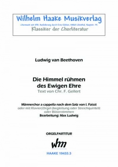 Die Himmel rühmen... (Männerchor-Orgelpart..) 