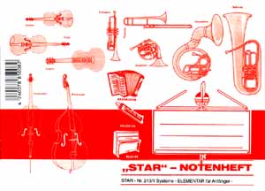 Notenheft (4 Systeme)